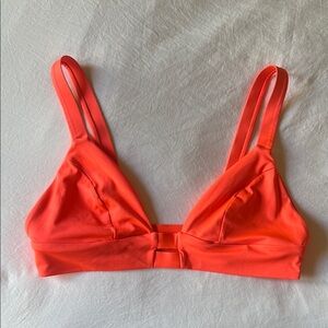 Vitamin A Bright Orange Bikini Top
